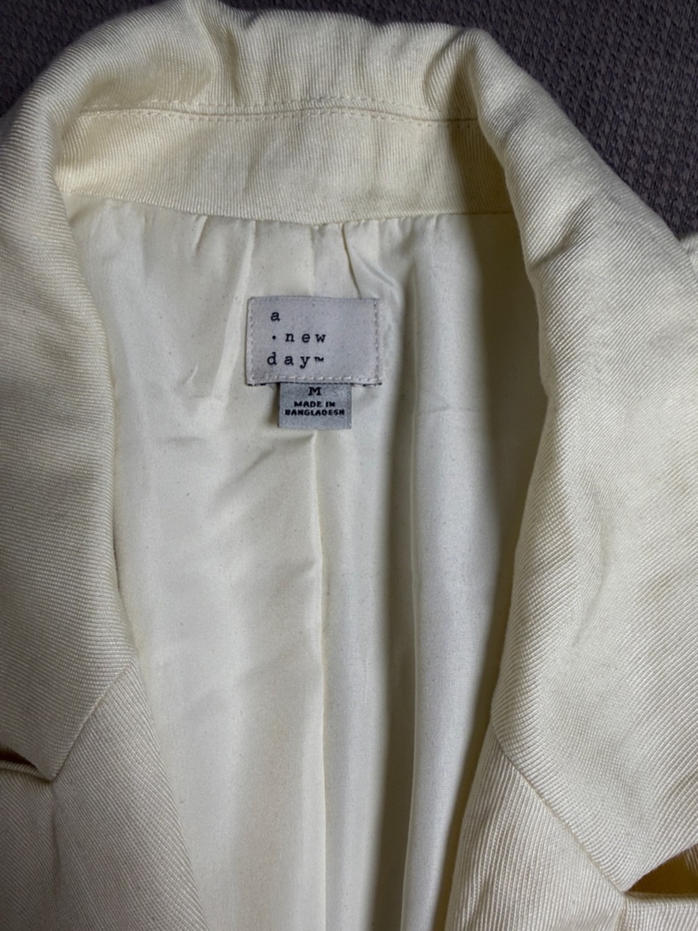 a new day Soft Yellow Sleeveless Tie-Waist Blazer Vest - Picture 3 of 6